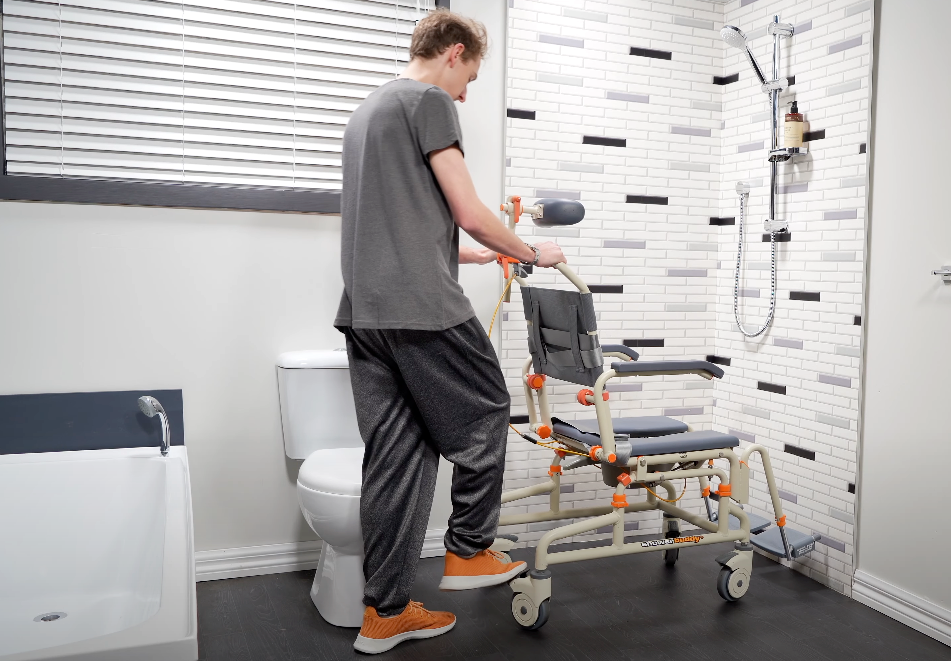 RollInBuddy Tilt SB3T from Showerbuddy tiltable mobility aid