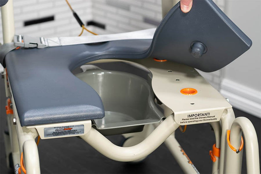 RollInBuddy Tilt SB3T from Showerbuddy tiltable mobility aid