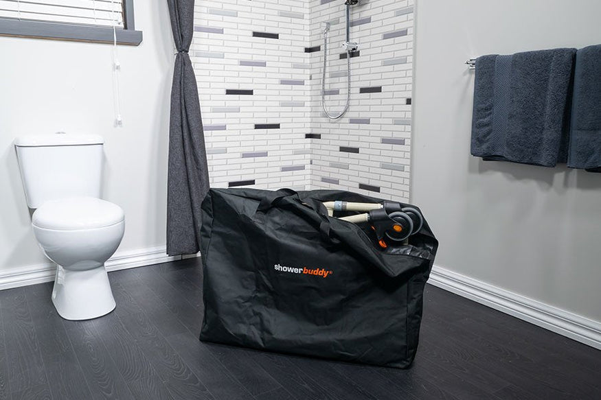 Eco Traveller SB7e The choice for lightweight, space-saving shower mobility. 4.7 / 5 Star Worldwide Customer rating.
