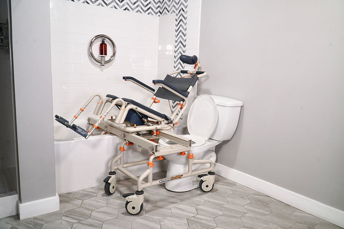 TubBuddy Tilt SB2T from Showerbuddy mobility aid for bathtub showers