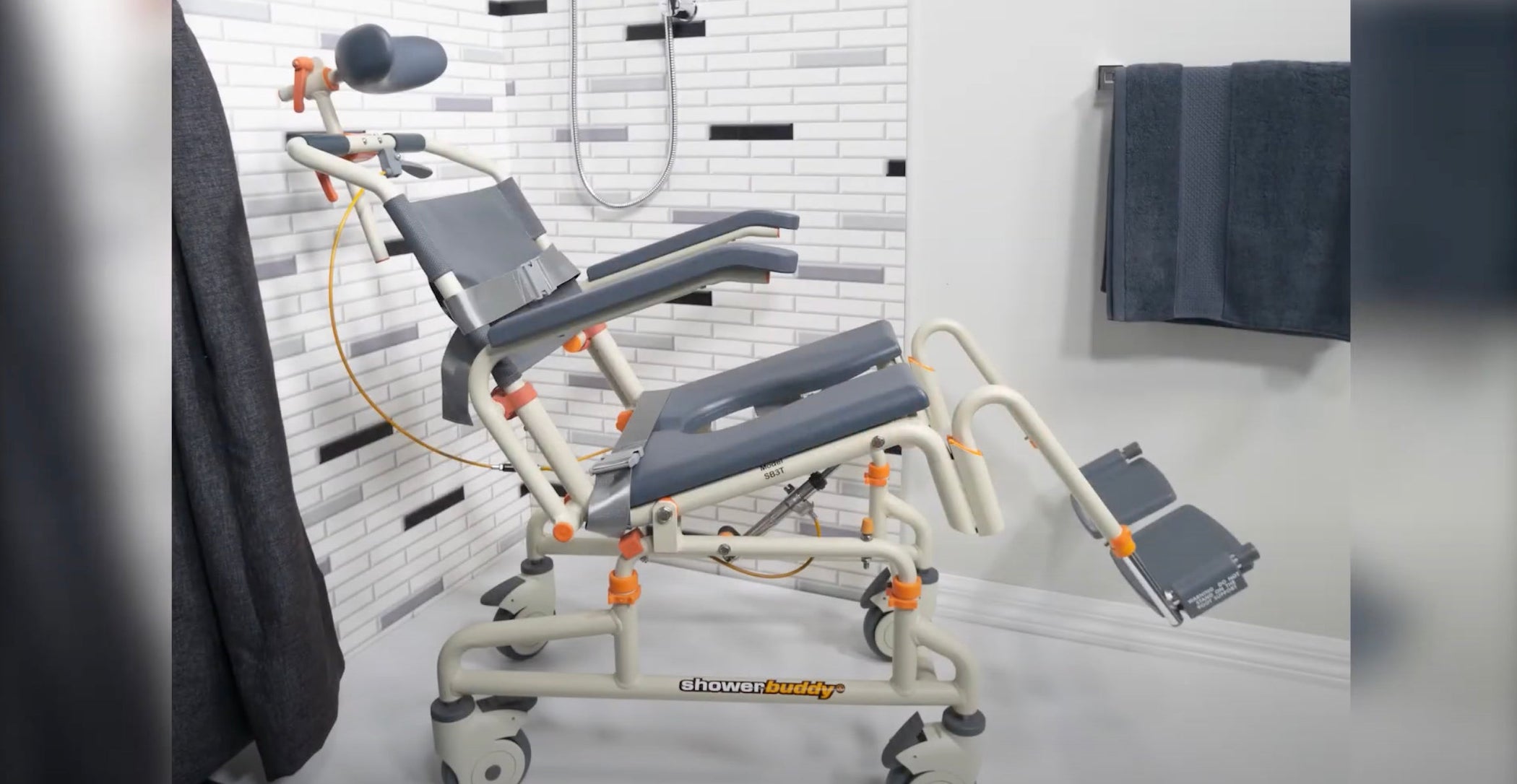 RollInBuddy Tilt SB3T from Showerbuddy tiltable mobility aid